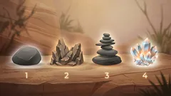 Visuele test: kies een van de vier stenen en ontdek hoe sterk je geest werkelijk is