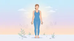 Eén houding – je staat gewoon, maar je krijgt er een strakker gezicht en lichaam door